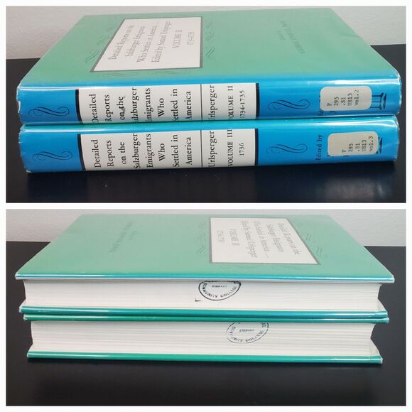 Samuel Urlsperger Detailed Reports Salzburger Emigrants Who Settled America Lot - Picture 3 of 16